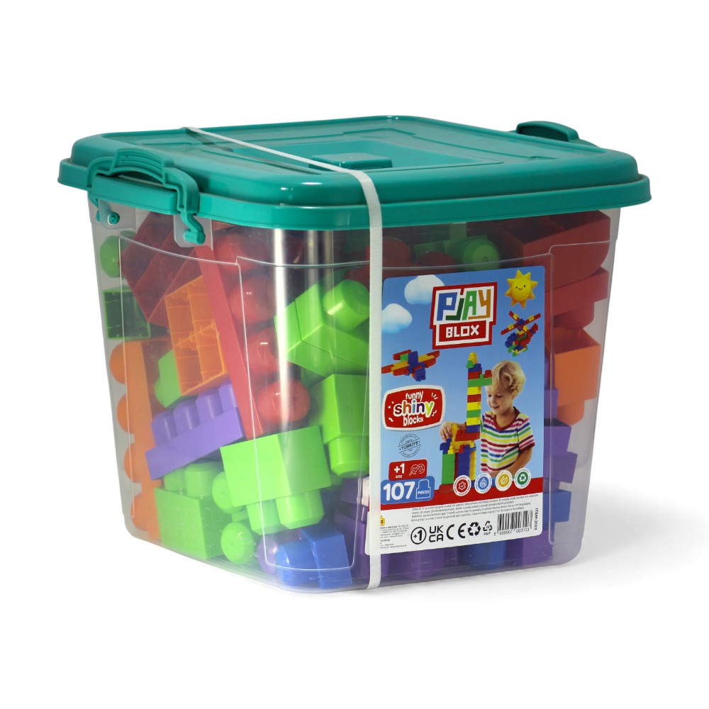 PLAYBLOX BLOCK SHINE 107 PCS BUCKET