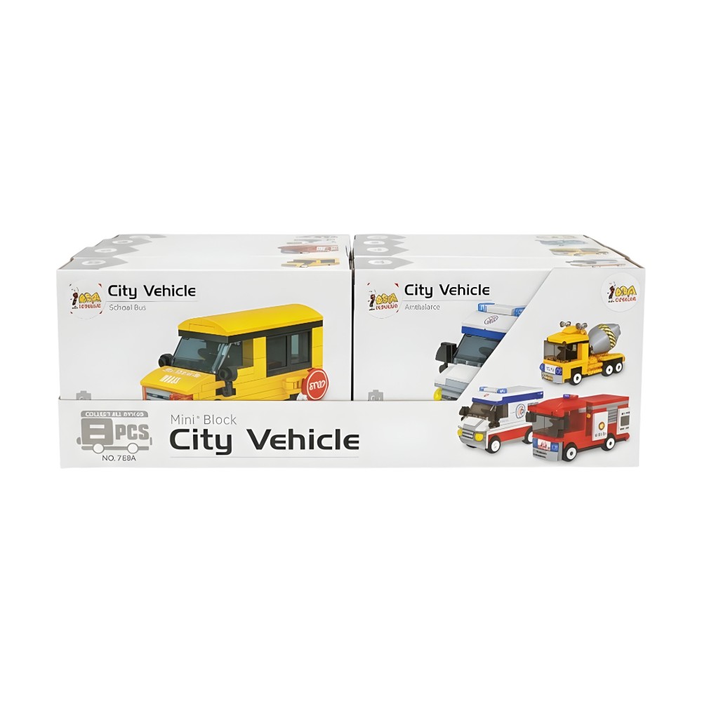 DISPLAY KUTU BRICKS ARABALAR