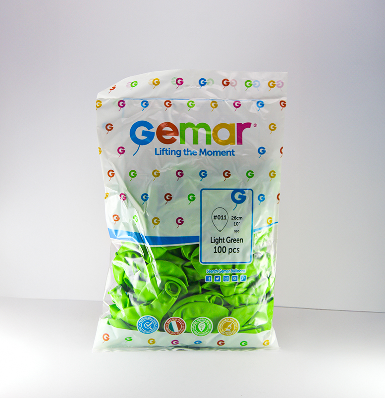 GEMAR BALON 10 İNC FISTIK YEŞİL 100 LÜ