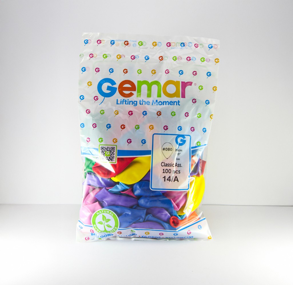 GEMAR BALON 10 İNC KARIŞIK 100 LÜ