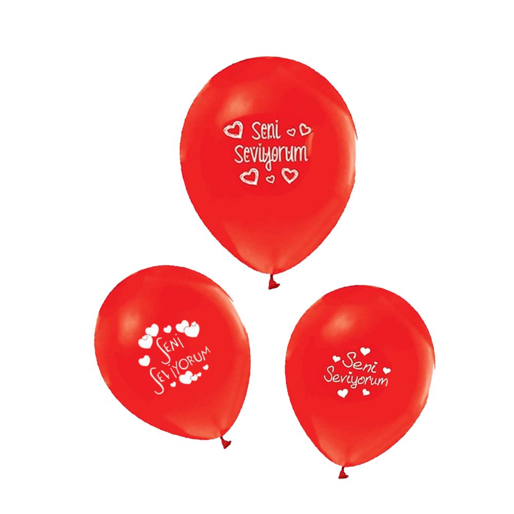 GEMAR BALON 10 İNC SENİ SEVİYORUM 100 LÜ