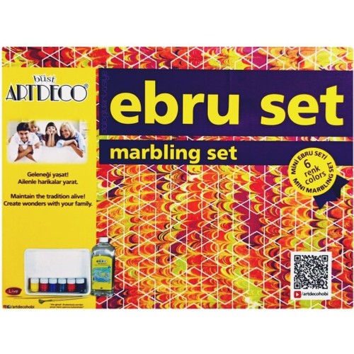 Artdeco Ebru Mini Set 6 renk