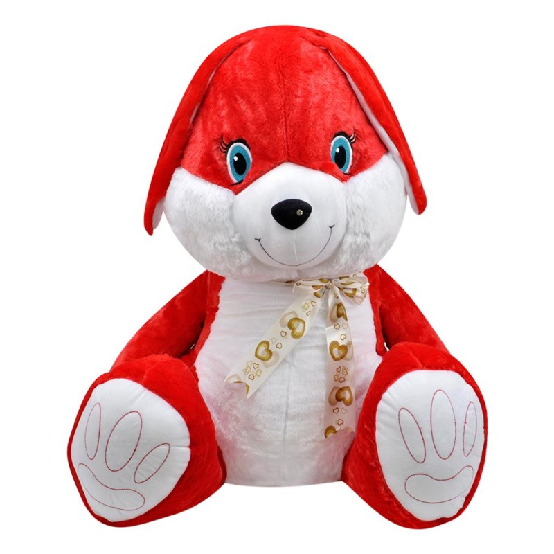 PELUŞ TAVŞAN 58 CM KIRMIZI