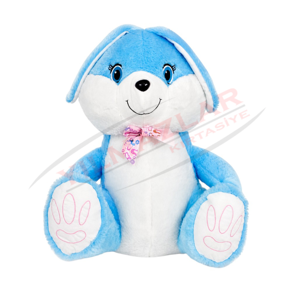 PELUŞ TAVŞAN 58 CM MAVİ