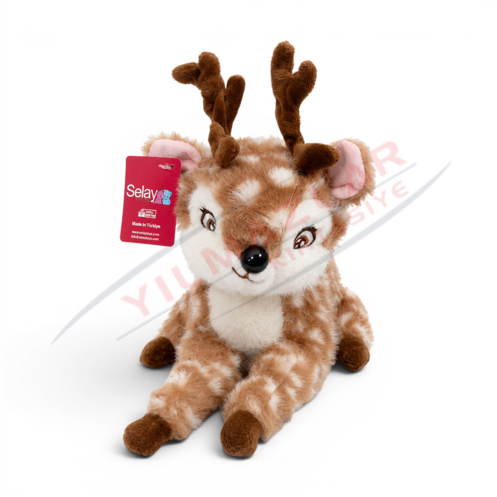 PELUŞ GEYİK 25 CM KAHVERENGİ