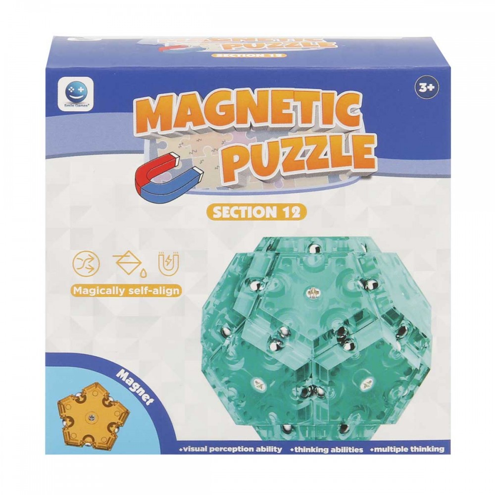 Sunman Smile Games Manyetik Puzzle 12 Parça