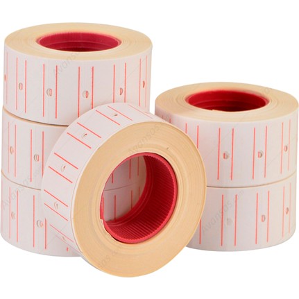 TANEX 12x21 mm ÇİZGİLİ BEYAZ FİYAT ETİKET 800 AD.