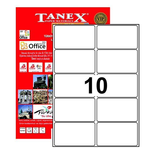 TW-2010 99,06 x 57 mm LASER ETİKET