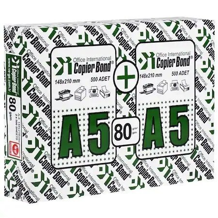 COPİER BOND A5 FOTOKOPİ KAĞIDI 80 GR 1000 Lİ